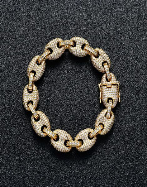 12mm wide hip hop cz stone paved bling iced out solid coffee beans link chain bracelets for men women fashion rapper jewelry8500680, Black
12mm wide hip hop cz stone paved bling iced out solid coffee beans link chain bracelets for men women fashion rapper jewelry8500680, Black