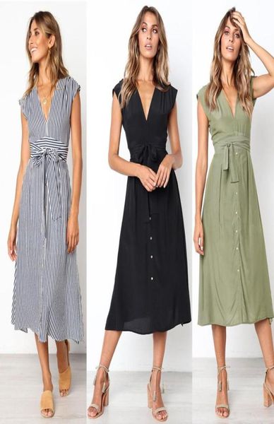 summer dress women sleeveless casual stripe dresses v neck bangage midi female knee length vintage sundress for lady6835109, Black;gray
summer dress women sleeveless casual stripe dresses v neck bangage midi female knee length vintage sundress for lady6835109, Black;gray