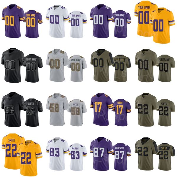 team football 22 harrison smith jersey 24 camryn bynum 83 jalen nailor 17 kj osborn 87 tj hockenson 58 hicks 8 kirk cousins purple white bla, Black;red
team football 22 harrison smith jersey 24 camryn bynum 83 jalen nailor 17 kj osborn 87 tj hockenson 58 hicks 8 kirk cousins purple white bla, Black;red