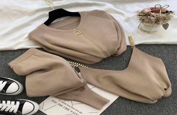 3pcs sweatsuits for women longsleeve zip cardigans jacket coat tank pants sets suits fashion lounge set casual tracksuits y067663475, Gray
3pcs sweatsuits for women longsleeve zip cardigans jacket coat tank pants sets suits fashion lounge set casual tracksuits y067663475, Gray