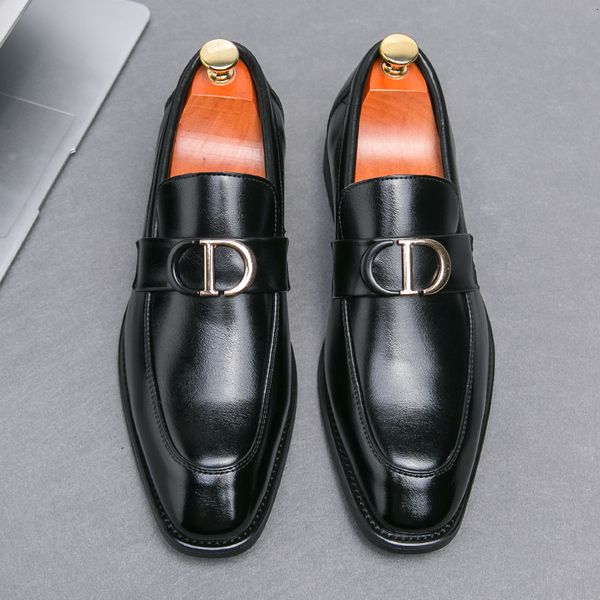 dress shoes black men loafers pu leather square toe slipon business mens formal handmade size 38 230812
dress shoes black men loafers pu leather square toe slipon business mens formal handmade size 38 230812