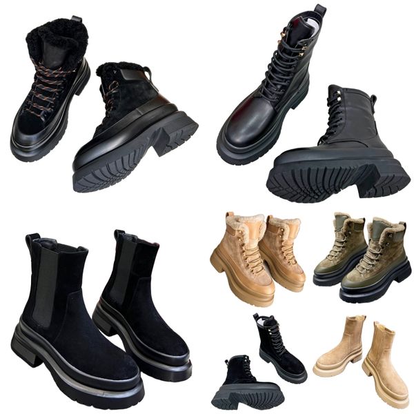 boots leather designer shoes lace up martin boots classic letter fur boots round toe ankle boots non slip half boots autumn winter flat heel, Black
boots leather designer shoes lace up martin boots classic letter fur boots round toe ankle boots non slip half boots autumn winter flat heel, Black