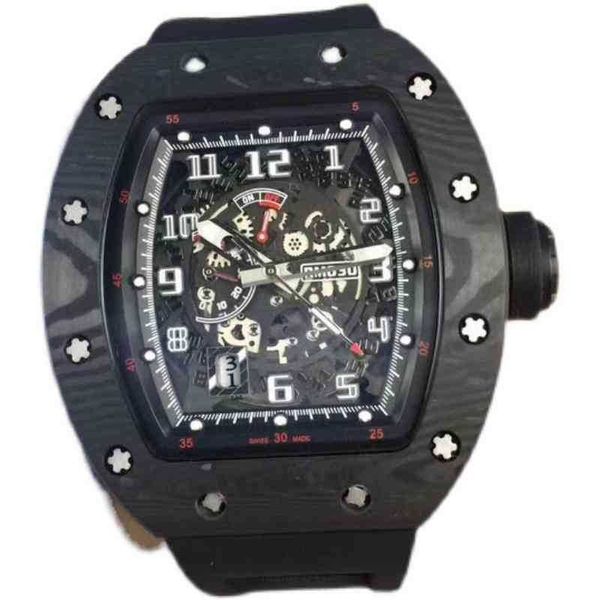 watches wristwatch luxury richa milles designer men's automatic mechanical watch carbon fiber hollow out personalized tape calendar
watches wristwatch luxury richa milles designer men's automatic mechanical watch carbon fiber hollow out personalized tape calendar