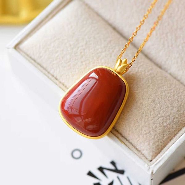 necklaces strands strings natural agate wushi brand pendant s925 silver frosted inlaid color full meat south red pendant necklace
necklaces strands strings natural agate wushi brand pendant s925 silver frosted inlaid color full meat south red pendant necklace
