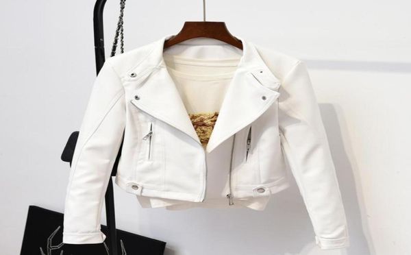 spring autumn faux leather coat woman slim zipper biker leather jacket ladies fashion long sleeve short outwear chaqutas3224033, Black
spring autumn faux leather coat woman slim zipper biker leather jacket ladies fashion long sleeve short outwear chaqutas3224033, Black