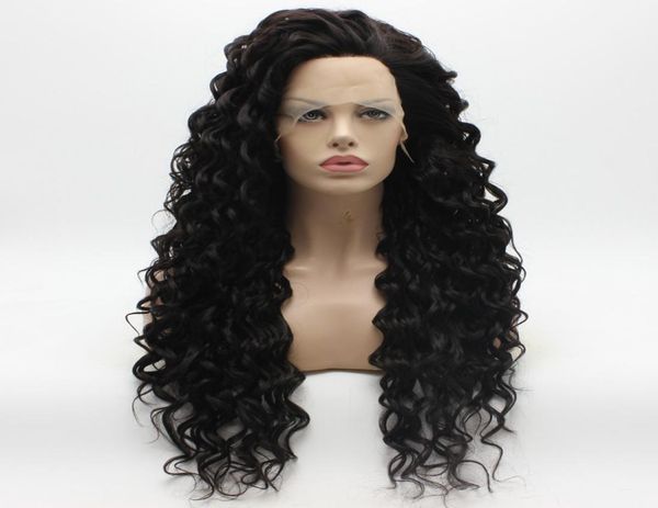 iwona hair curly long dark brown wig 184 half hand tied heat resistant synthetic lace front wig9205283, Black
iwona hair curly long dark brown wig 184 half hand tied heat resistant synthetic lace front wig9205283, Black