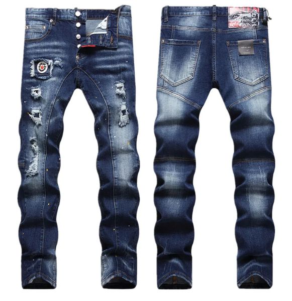 2023 men's jeans designers jean hombre trousers men embroidery patchwork ripped for trend brand motorcycle pant mens skinny 02, Blue
2023 men's jeans designers jean hombre trousers men embroidery patchwork ripped for trend brand motorcycle pant mens skinny 02, Blue