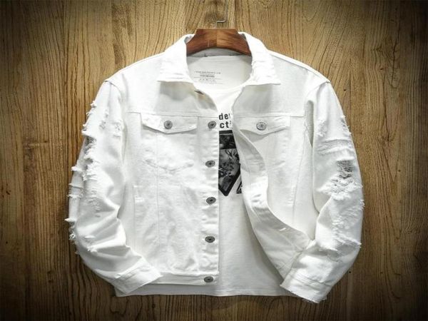 spring hole denim jacket men ripped cowboy jackets coat male slim fit solid casual coats cotton white black plus size 5xl4898479, Black;brown
spring hole denim jacket men ripped cowboy jackets coat male slim fit solid casual coats cotton white black plus size 5xl4898479, Black;brown