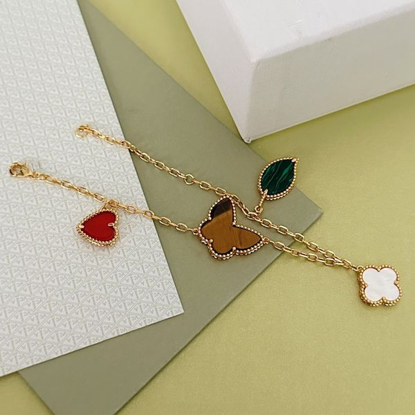 four leaf clover bracelet designer for women new fashion bracelet love bracelet for woman brand simple letters diamond lady-g3, Black
four leaf clover bracelet designer for women new fashion bracelet love bracelet for woman brand simple letters diamond lady-g3, Black