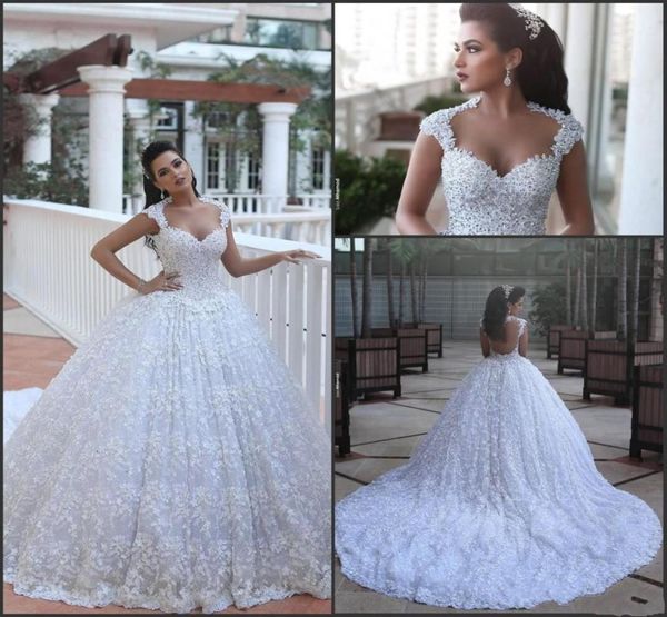 2017 new design ball gown wedding dresses lace sweetheart appliques corset back court train wedding bridal gowns custom made9990662, White
2017 new design ball gown wedding dresses lace sweetheart appliques corset back court train wedding bridal gowns custom made9990662, White