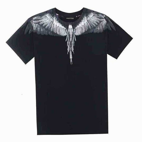 short sleeves men's and women's loose couple t-shirt tide mb phantom water drop feather wings 19ss 1s1s1, White;black
short sleeves men's and women's loose couple t-shirt tide mb phantom water drop feather wings 19ss 1s1s1, White;black