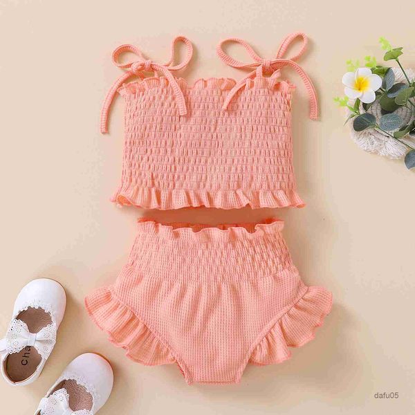 clothing sets 2022-03-09 lioraitiin 0-18m newborn infant baby girl 2pcs summer clothing tie-up spaghetti strap ruched solid vest shorts r23, White
clothing sets 2022-03-09 lioraitiin 0-18m newborn infant baby girl 2pcs summer clothing tie-up spaghetti strap ruched solid vest shorts r23, White
