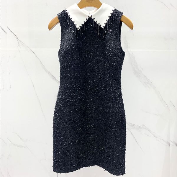 early spring new contrasting polo tank skirt with a slim fit and waist closure a-line stereoscopic small fragrant banquet dress 7, Black;gray
early spring new contrasting polo tank skirt with a slim fit and waist closure a-line stereoscopic small fragrant banquet dress 7, Black;gray