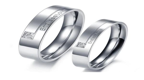couples promise rings quotendless lovequot men women039s stainless steel engagement wedding band with shiny cz crystal inla2751534, Silver
couples promise rings quotendless lovequot men women039s stainless steel engagement wedding band with shiny cz crystal inla2751534, Silver