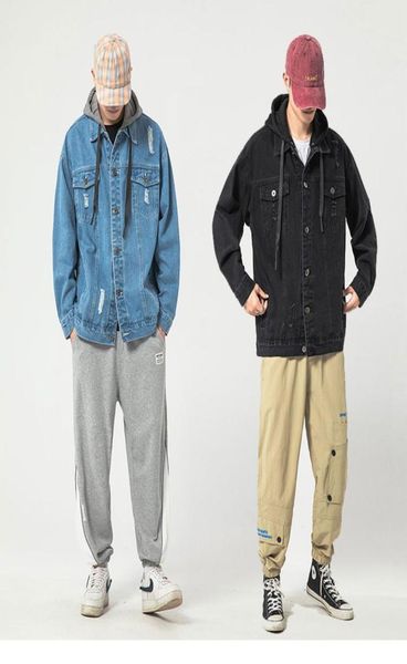 men hoodies vintage denim jacket coats streetwear hip hop youth clothes male autumn hoodie clothing korea japan pocket3431960, Black;brown
men hoodies vintage denim jacket coats streetwear hip hop youth clothes male autumn hoodie clothing korea japan pocket3431960, Black;brown