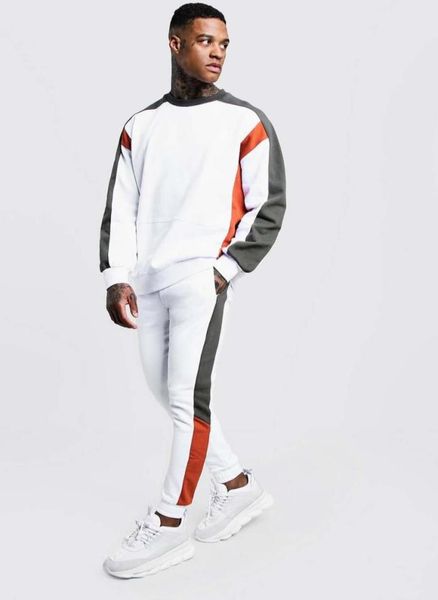 mens tracksuit autumn winter men round neck colorblock side stripes set male casual solid tracksuit sweatshirt jacket sweatpants8550860, Gray
mens tracksuit autumn winter men round neck colorblock side stripes set male casual solid tracksuit sweatshirt jacket sweatpants8550860, Gray