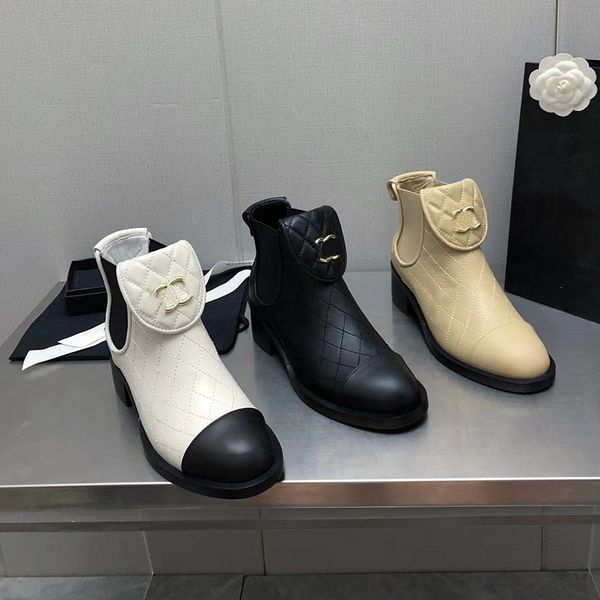 2023 designer luxury pure color round-toe boots womens 100% leather outdoor party breathable elastic straps boot ladys fashion mid-heel comf, Black
2023 designer luxury pure color round-toe boots womens 100% leather outdoor party breathable elastic straps boot ladys fashion mid-heel comf, Black