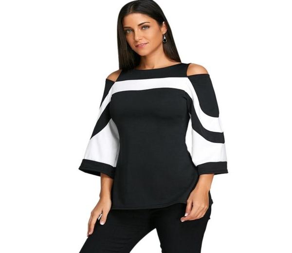 wipalo women casual fashion flare sleeve cold shoulder two tone spring blouse boat neck three quarter blouse shirt women y1906677664, White
wipalo women casual fashion flare sleeve cold shoulder two tone spring blouse boat neck three quarter blouse shirt women y1906677664, White