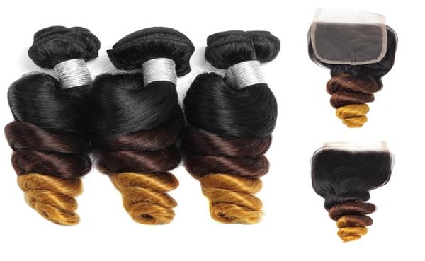3 bundles with closure peruvian loose wave hair t1b427 malaysian virgin hair weft ombre indian human hair brazilian loose curly 1931616, Black
3 bundles with closure peruvian loose wave hair t1b427 malaysian virgin hair weft ombre indian human hair brazilian loose curly 1931616, Black