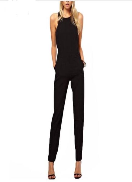 2018 summer rompers womens jumpsuit ladies casual elegant sleeveless long trousers overalls black jumpsuit plus size2921510, Black;white
2018 summer rompers womens jumpsuit ladies casual elegant sleeveless long trousers overalls black jumpsuit plus size2921510, Black;white