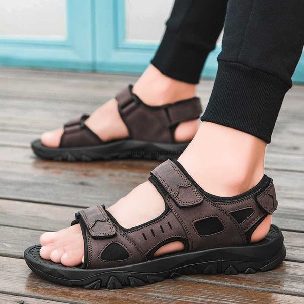 2021 new men's genuine leather sandals shoe summer lightweight non-slip wear men's shoes outdoor beach sandals men casual shoe, Black
2021 new men's genuine leather sandals shoe summer lightweight non-slip wear men's shoes outdoor beach sandals men casual shoe, Black