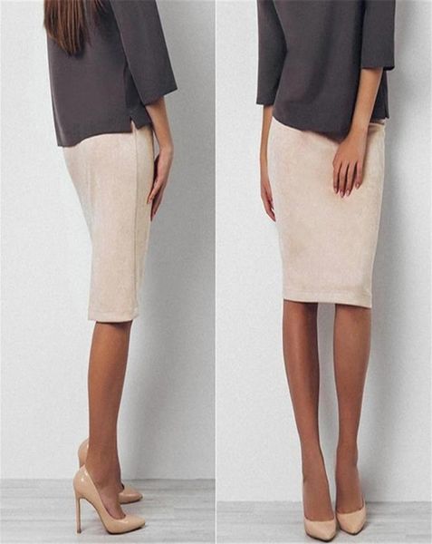 skirts beige color suede midi pencil skirt women fashion elastic high waist office lady bodycon saias9727292, Black
skirts beige color suede midi pencil skirt women fashion elastic high waist office lady bodycon saias9727292, Black