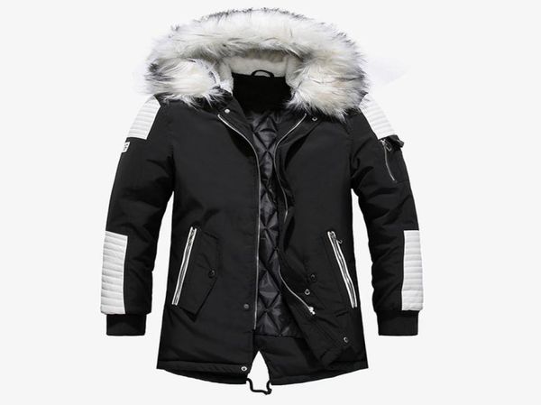 thick warm parkas coat winter jacket men casual long outwear hooded fur collar windbreaker jackets leather coats men veste homme6247609, Black
thick warm parkas coat winter jacket men casual long outwear hooded fur collar windbreaker jackets leather coats men veste homme6247609, Black