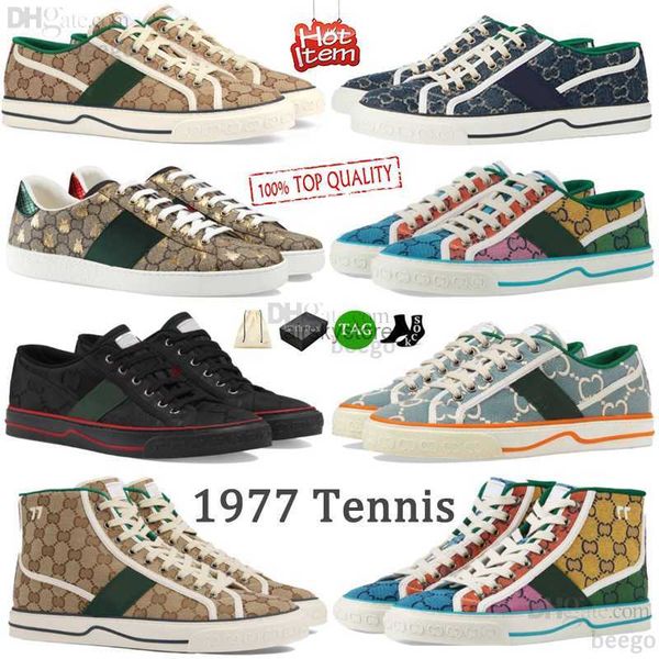 tennis 1977 canvas casual shoes luxurys designer womens shoe italy green and red web stripe rubber sole for stretch cotton low platform mens, Black
tennis 1977 canvas casual shoes luxurys designer womens shoe italy green and red web stripe rubber sole for stretch cotton low platform mens, Black