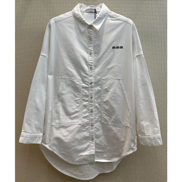 8.14 fashion oxford cotton letter embroidery hi-lo white shirt women single breasted loose comfortable blouse
8.14 fashion oxford cotton letter embroidery hi-lo white shirt women single breasted loose comfortable blouse
