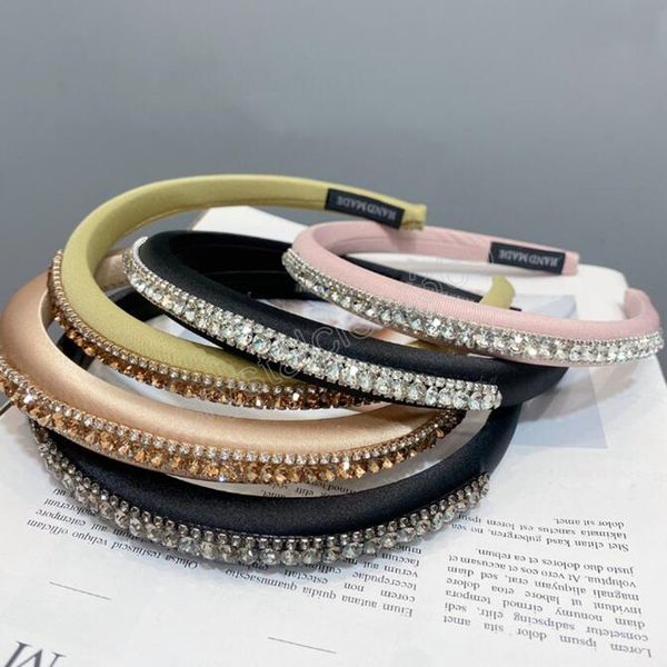 new fashion headwear for women full shining rhinestone paved hairband solid color headband party hair accessories, Slivery;white
new fashion headwear for women full shining rhinestone paved hairband solid color headband party hair accessories, Slivery;white