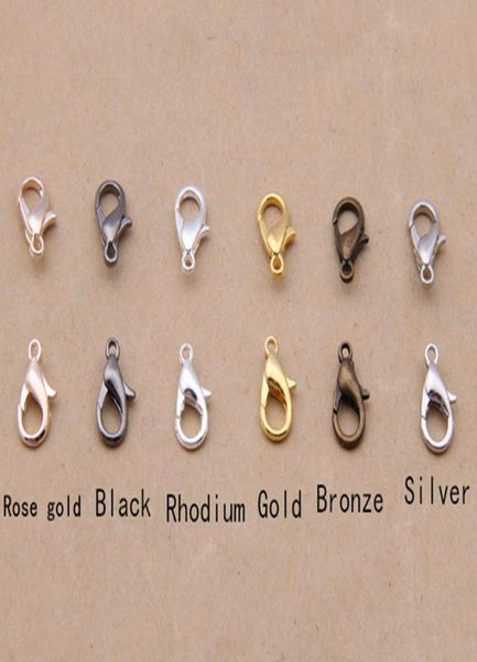 300pcs 18mm jewelry findings bronzegoldrose goldblackrhodiumsilver lobster clasp hooks for necklace chain7034702
300pcs 18mm jewelry findings bronzegoldrose goldblackrhodiumsilver lobster clasp hooks for necklace chain7034702