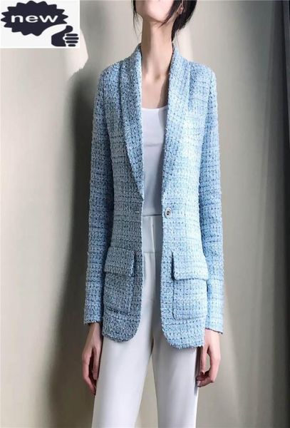 spring womens blaze tweed blue plaid slim tailoring professional woman thin coat highend silk lining blazers jacket women035066323, White;black
spring womens blaze tweed blue plaid slim tailoring professional woman thin coat highend silk lining blazers jacket women035066323, White;black