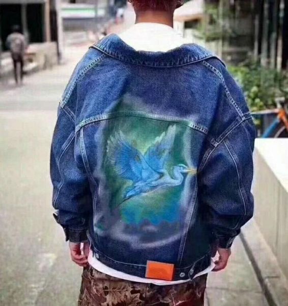 men jackets coats and women couple autumn and winter crane printing denim jacket4514145, Black;brown
men jackets coats and women couple autumn and winter crane printing denim jacket4514145, Black;brown