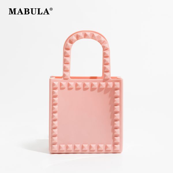 evening bags mabula designer rivet plastic beach handbag for women candy pink luxury mini square tote bag chic jelly pvc shopping purse 2308
evening bags mabula designer rivet plastic beach handbag for women candy pink luxury mini square tote bag chic jelly pvc shopping purse 2308