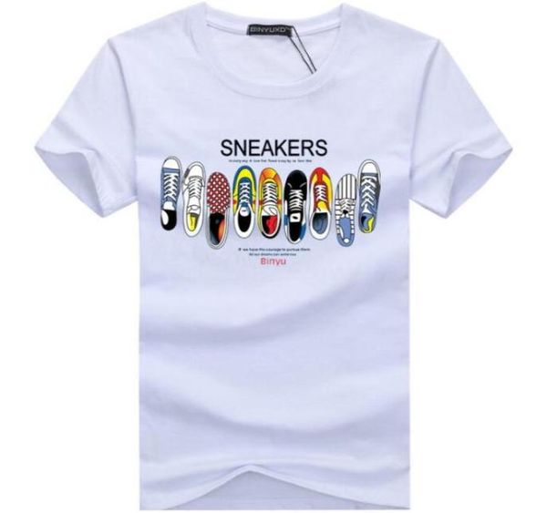 mens designer t shirt letter sneaker print casual short sleeve black white fashion men tees 4355806, White;black
mens designer t shirt letter sneaker print casual short sleeve black white fashion men tees 4355806, White;black