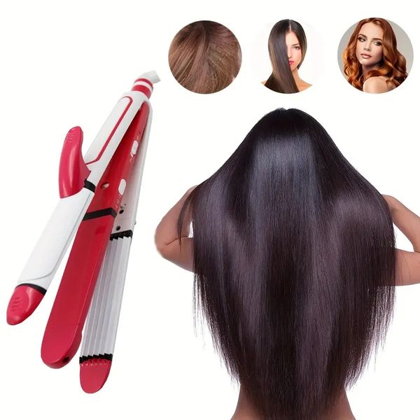 multi-functional ceramic hair curling iron and straightener with crimper - professional hair styling tool for salon-quality results
multi-functional ceramic hair curling iron and straightener with crimper - professional hair styling tool for salon-quality results