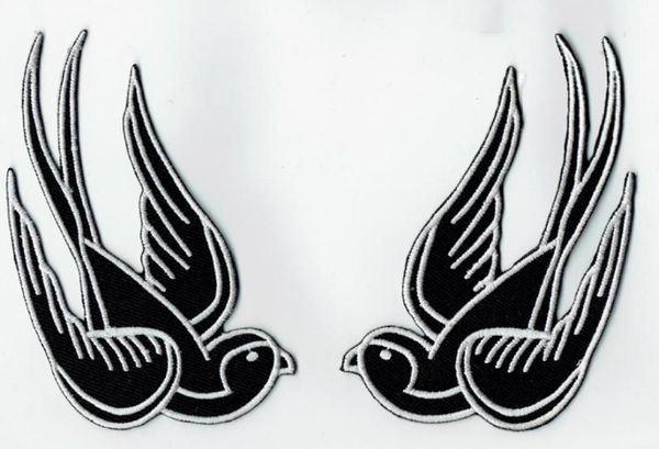 cool black tattoo sparrow swallow embroidered patch iron on motorcycle biker patch iron on clothing emo punk patch 425quot268733278
cool black tattoo sparrow swallow embroidered patch iron on motorcycle biker patch iron on clothing emo punk patch 425quot268733278
