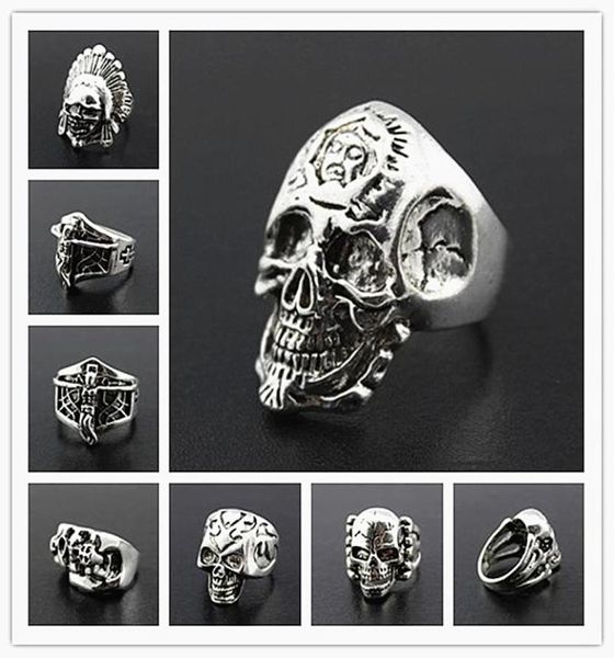 whole bulk lots 100pcs mix styles men039s punk rock silver skull metal alloy polished jewelry rings brand new5201761
whole bulk lots 100pcs mix styles men039s punk rock silver skull metal alloy polished jewelry rings brand new5201761