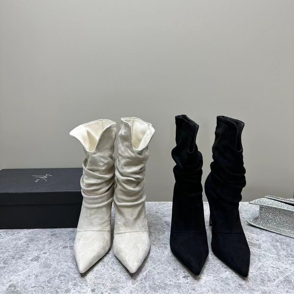 yunah boots luxury designer women brytta boots fashion suede leather fabric pointed toe and ankle boots soft boots thin high heel yunah crys, Black
yunah boots luxury designer women brytta boots fashion suede leather fabric pointed toe and ankle boots soft boots thin high heel yunah crys, Black