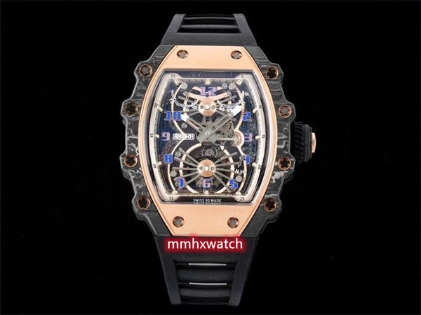 ys rm21-01 rm21-02 hollow tourbillon watch equipped with manual upper chain movement swing frequency 28800vph provides 52 hours of power res, Slivery;golden
ys rm21-01 rm21-02 hollow tourbillon watch equipped with manual upper chain movement swing frequency 28800vph provides 52 hours of power res, Slivery;golden