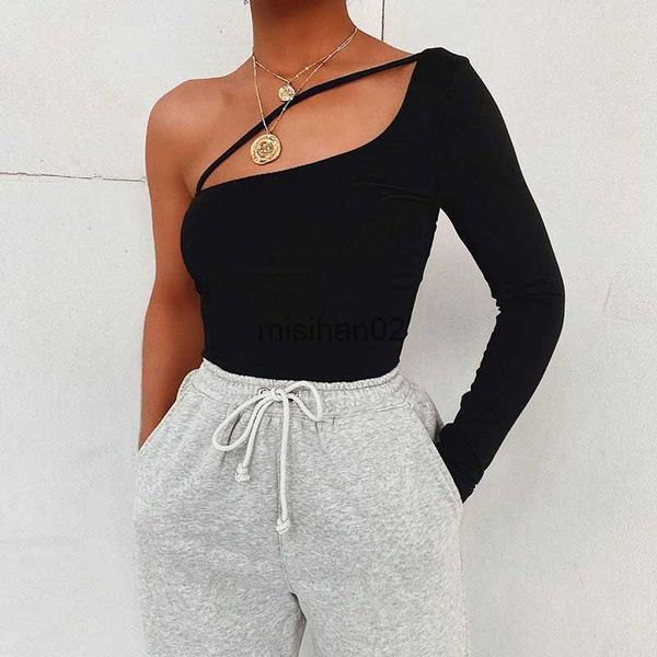 women's jumpsuits rompers one shoulder bodysuit women stap long sleeve skinny bodysuit 2020 ladies black casual bodysuit summer overall, Black;white
women's jumpsuits rompers one shoulder bodysuit women stap long sleeve skinny bodysuit 2020 ladies black casual bodysuit summer overall, Black;white