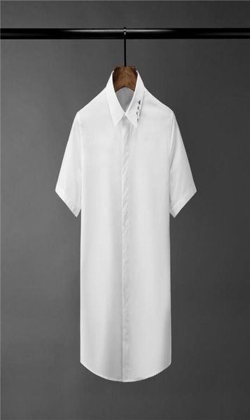 new solid color mens shirts luxury metal decoration short sleeve mens dress shirts fashion slim fit male plus size 4xl4778955, White;black
new solid color mens shirts luxury metal decoration short sleeve mens dress shirts fashion slim fit male plus size 4xl4778955, White;black