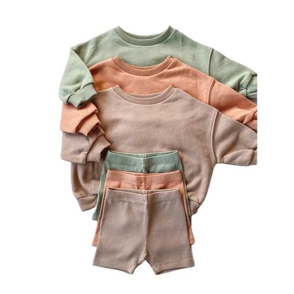quality baby clothing sets solid crewneck pullover sweatershirt matching bike shorts kids fall outfit, White
quality baby clothing sets solid crewneck pullover sweatershirt matching bike shorts kids fall outfit, White