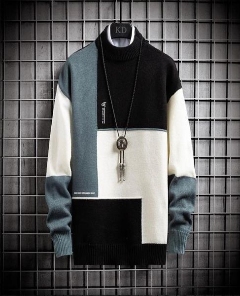 new winter cashmere warm sweater men turtleneck mens pullover patchwork slim fit sweaters knitted men039s christmas jumper5911408, White;black
new winter cashmere warm sweater men turtleneck mens pullover patchwork slim fit sweaters knitted men039s christmas jumper5911408, White;black