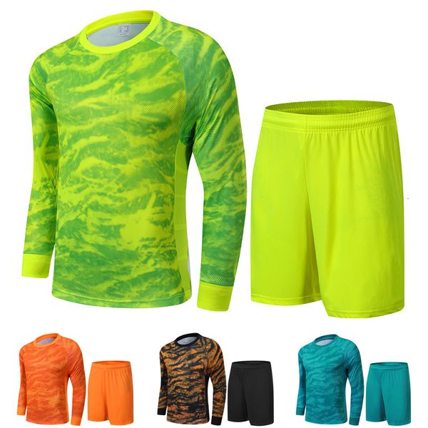 men's tracksuits 22-23 goalkeeper uniform soccer jersey set professional goalie football uniform sponge protection shirt pants shorts, Gray
men's tracksuits 22-23 goalkeeper uniform soccer jersey set professional goalie football uniform sponge protection shirt pants shorts, Gray