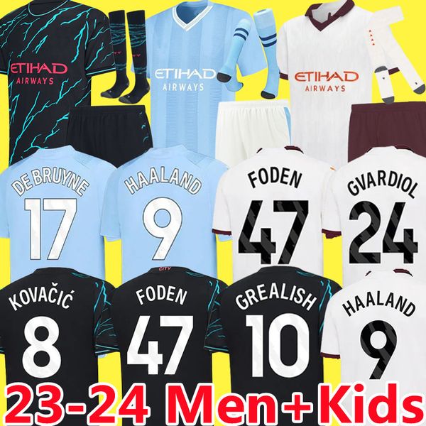 23 24 haaland soccer jerseys grealish de bruyne mans cities foden gvardiol kovacic bernardo alvarez stones manchesters football shirts kids, Black;yellow
23 24 haaland soccer jerseys grealish de bruyne mans cities foden gvardiol kovacic bernardo alvarez stones manchesters football shirts kids, Black;yellow