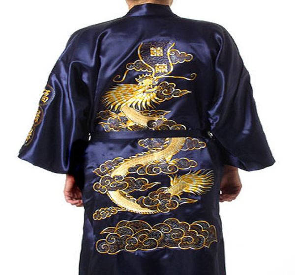 navy blue chinese men silk satin robe novelty traditional embroidery dragon kimono yukata bath gown size s l xl xxl mr0028612839, Black;brown
navy blue chinese men silk satin robe novelty traditional embroidery dragon kimono yukata bath gown size s l xl xxl mr0028612839, Black;brown
