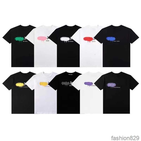 summer designer luxurys trends brand palm men's t-shirts angels citys letter printed loose tee man casual street shirt sprayed cotton, White;black
summer designer luxurys trends brand palm men's t-shirts angels citys letter printed loose tee man casual street shirt sprayed cotton, White;black