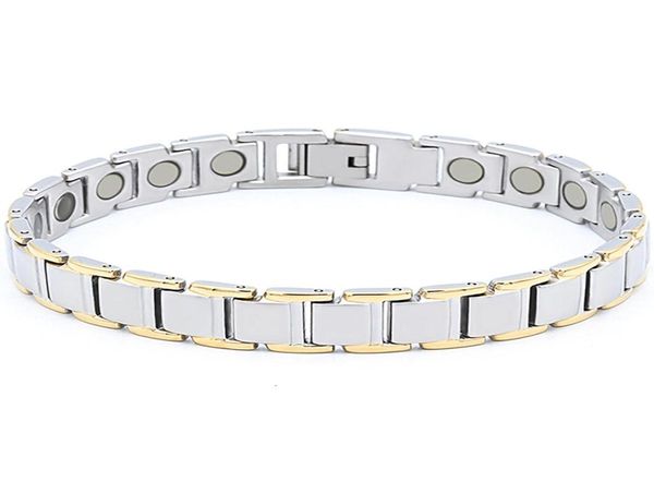 l stainless steel bracelet ip 18k gold color bracelets 4 in 1 energy elements bangle magnetic healthy care braceletss simple fashi6566377, Golden;silver
l stainless steel bracelet ip 18k gold color bracelets 4 in 1 energy elements bangle magnetic healthy care braceletss simple fashi6566377, Golden;silver