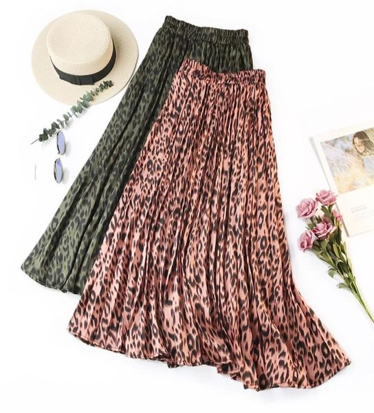 summer women casual fashion leopard print long skirt elastic waist pleated silk touch aline summer skirt1578147, Black
summer women casual fashion leopard print long skirt elastic waist pleated silk touch aline summer skirt1578147, Black
